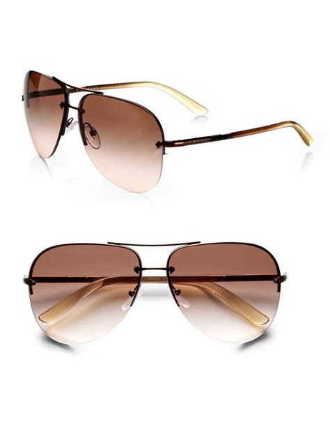 prada pilot rimless sunglasses|neiman marcus prada sunglasses women.